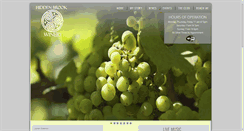 Desktop Screenshot of hiddenbrookwinery.com